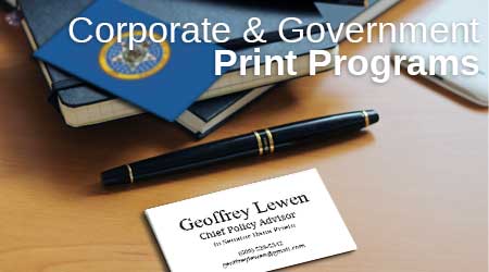 Corporate and Government Print Programs
