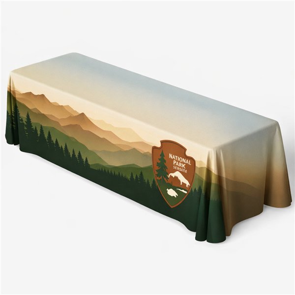 8ft Vibra-SubTM Table Cover 3 or 4 Sided