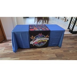 9oz Table Runner with or without solid color throw