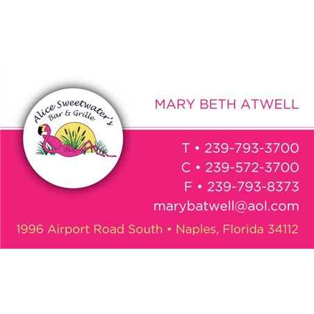 16pt + Matte Finish Business Cards Full Color