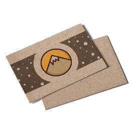 18PT Kraft Board Kraft Paper Postcards