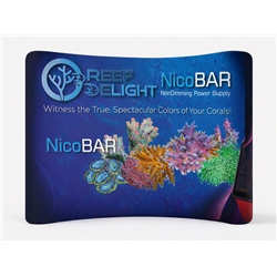 10ft Curved Tension Fabric Display