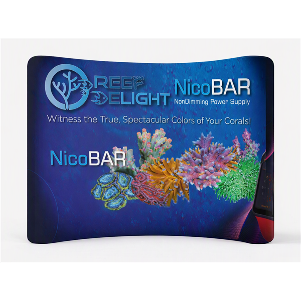 10ft Curved Tension Fabric Display