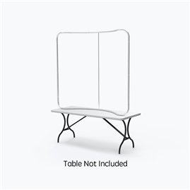 6ft Curved Tension Fabric Display