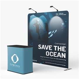 Straight Tension Fabric Displays
