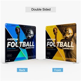 10ft Straight Tension Fabric Displays