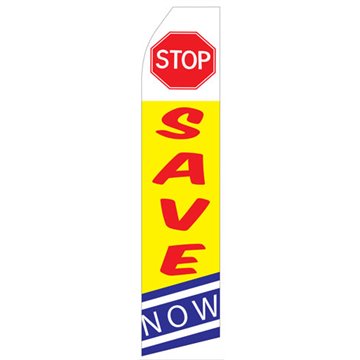 Stop Save Now Econo Stock Flag