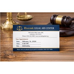 14PT Matte Writable Appointment Cards Full Color