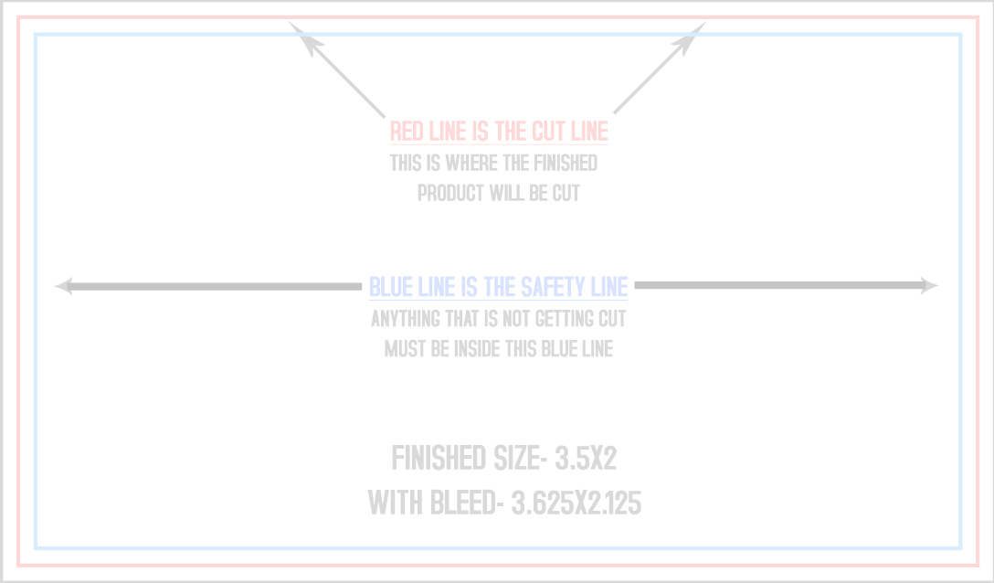 3.5" x 2.0" Business Card